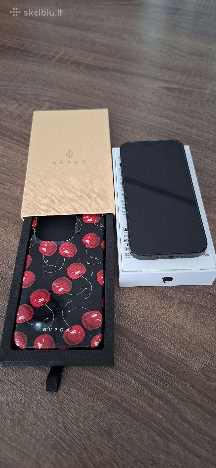 Parduodu iPhone 14 pro black 256 GB 9/10 350eur