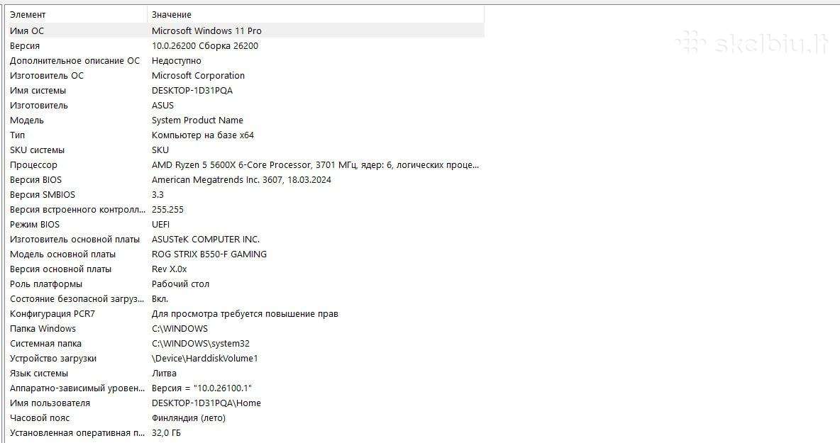 Asus Rog B550 R5 5600x 32gb RAM (3200 MHz)