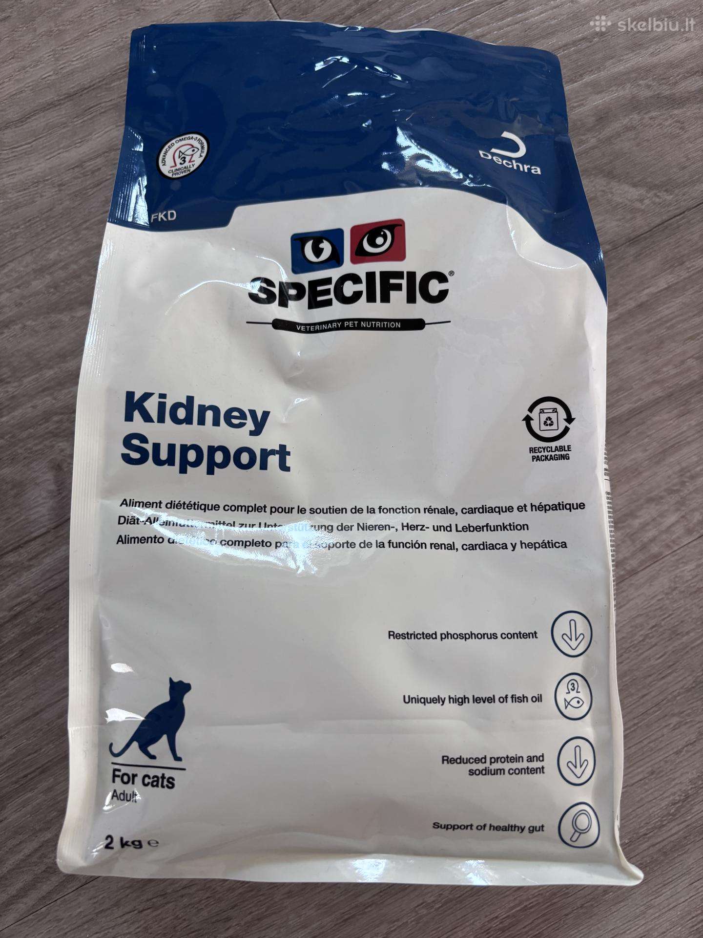 Kates maistas ‘specific kidney support
