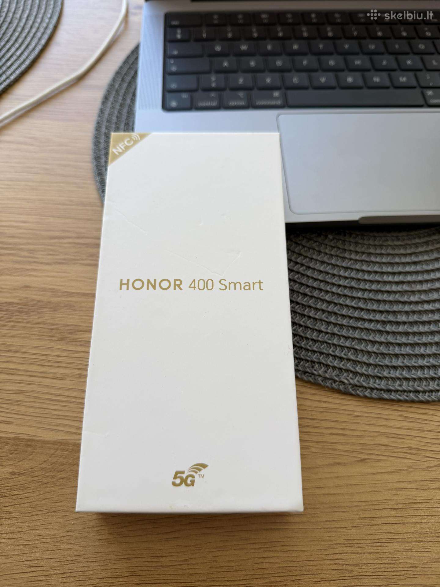 Naujas Honor 400 Smart 5G 128gb (Velvet Black)