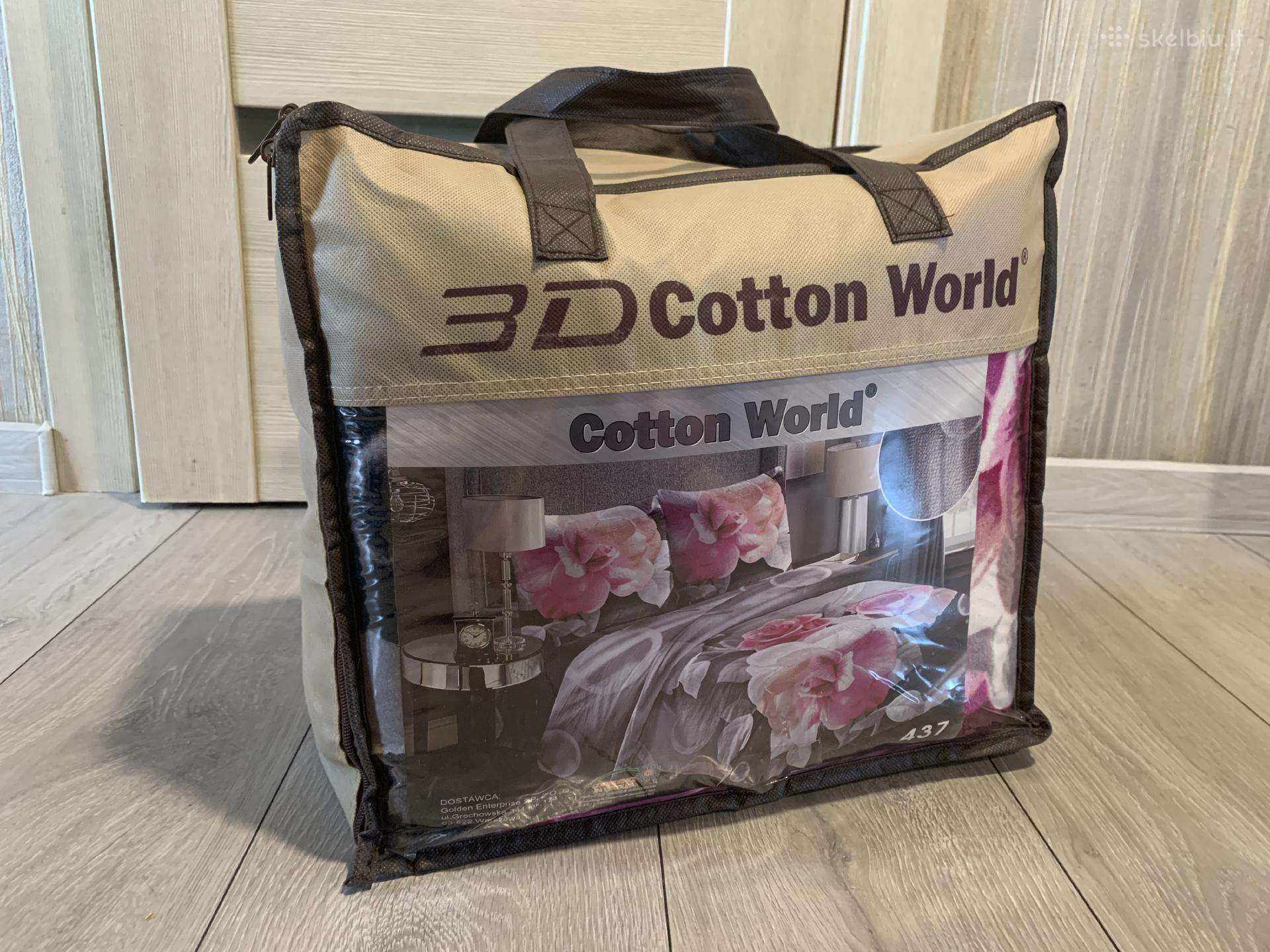 Šiltas Patalynės komplektas „3D Cotton World“