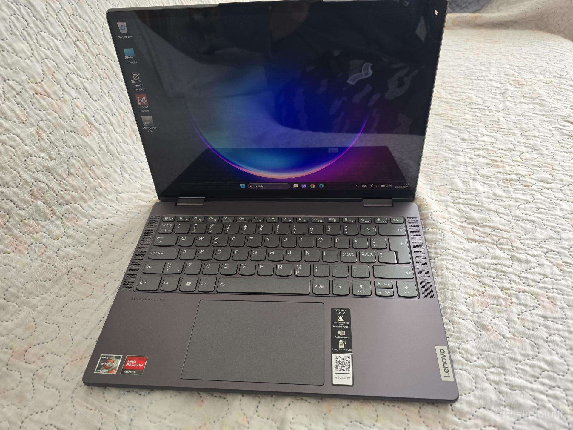 Parduodamas Lenovo Yoga 7 2023m