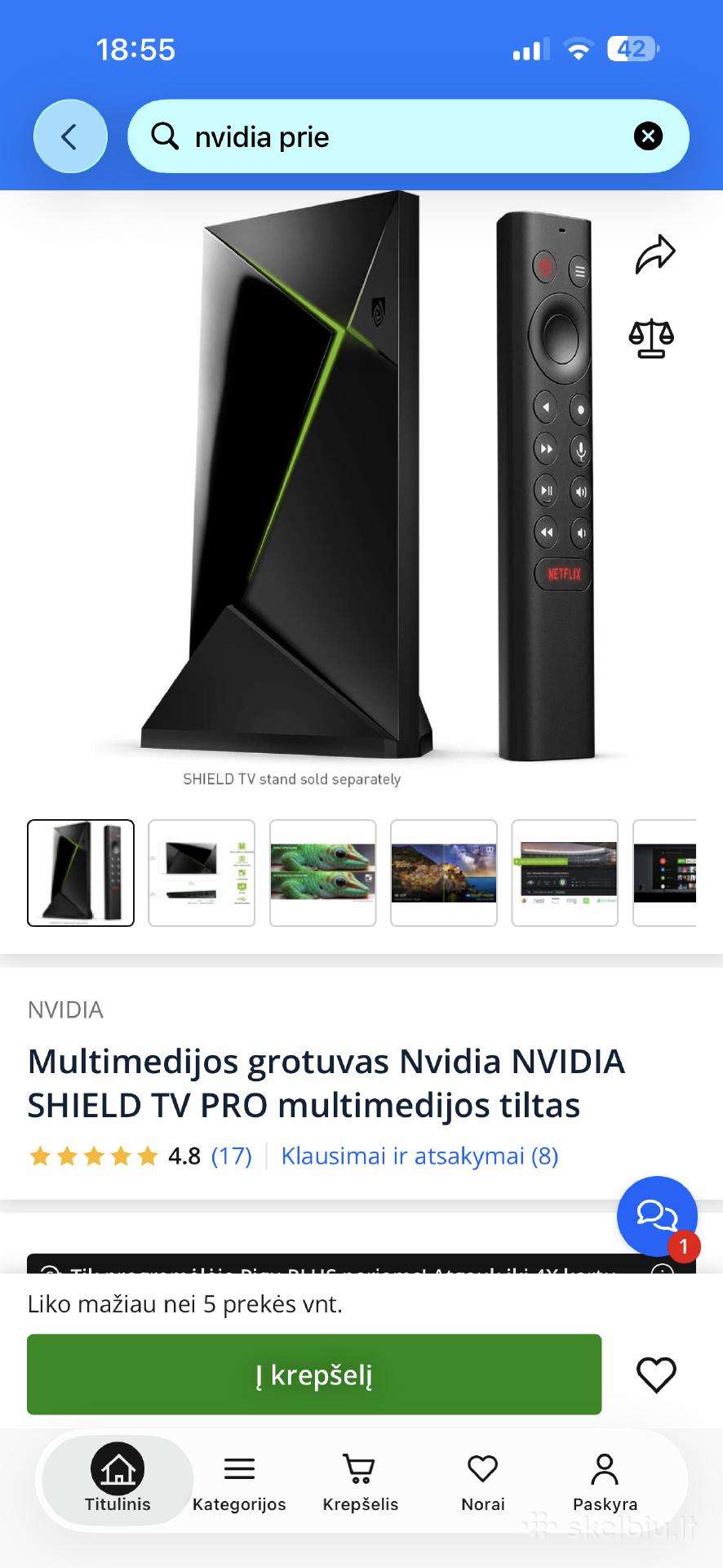 Nvidia Geforce Shield TV pro