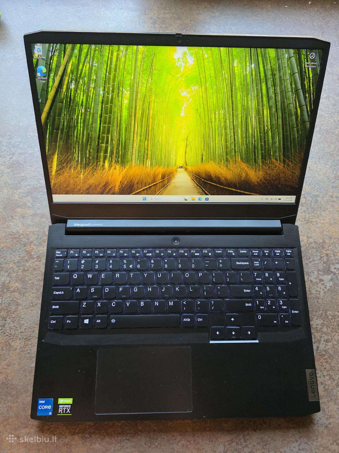 Lenovo Gaming/15.6"/i5-11300h/24r/1.5ssd/rtx 3050