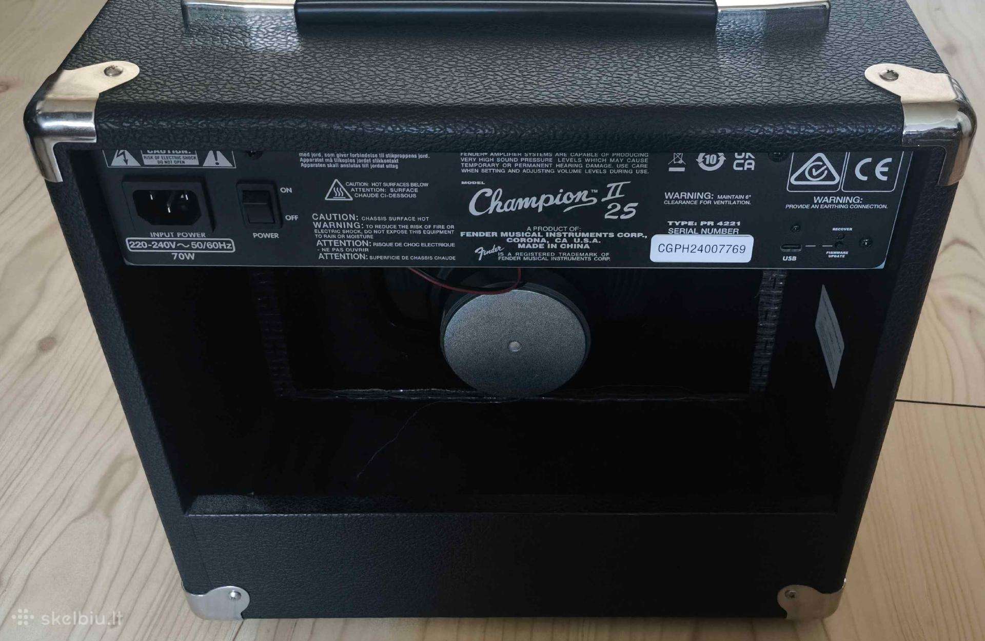 Stiprintuvas Fender Champion II 25