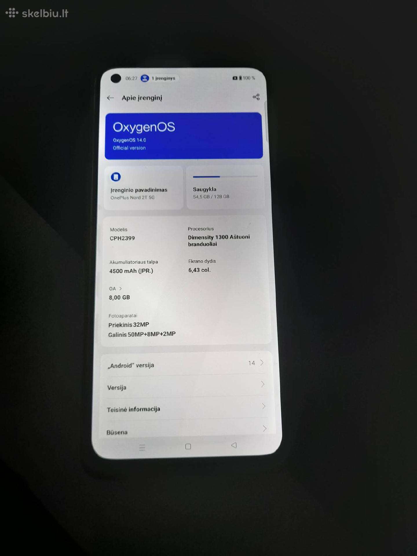 Oneplus Nord 2t 5G