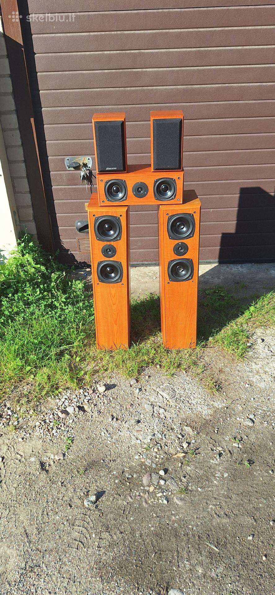 Ja audio kolonėlės.