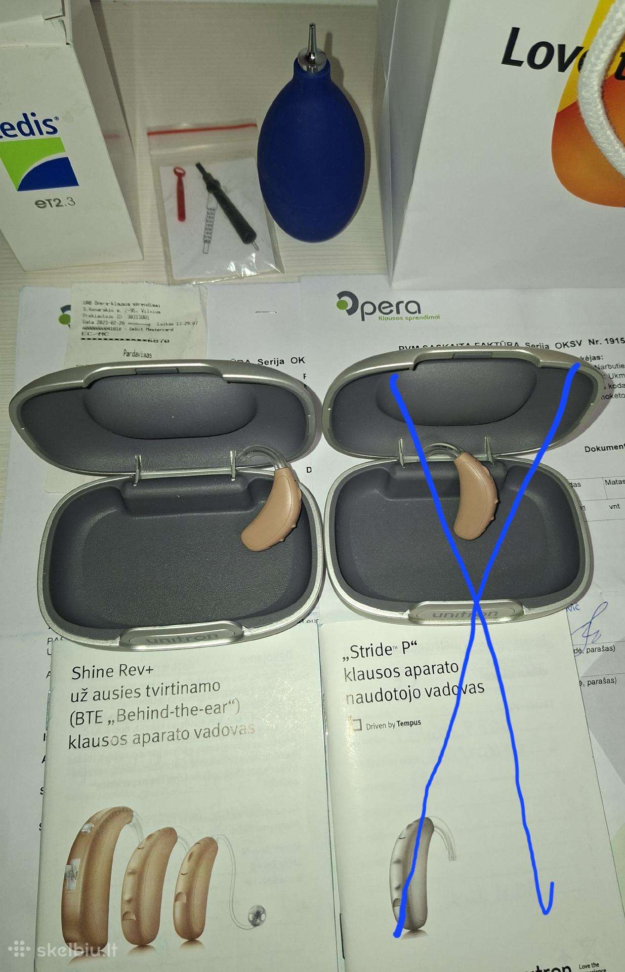 Klausos aparatas Unitron ,Shine Rev+"