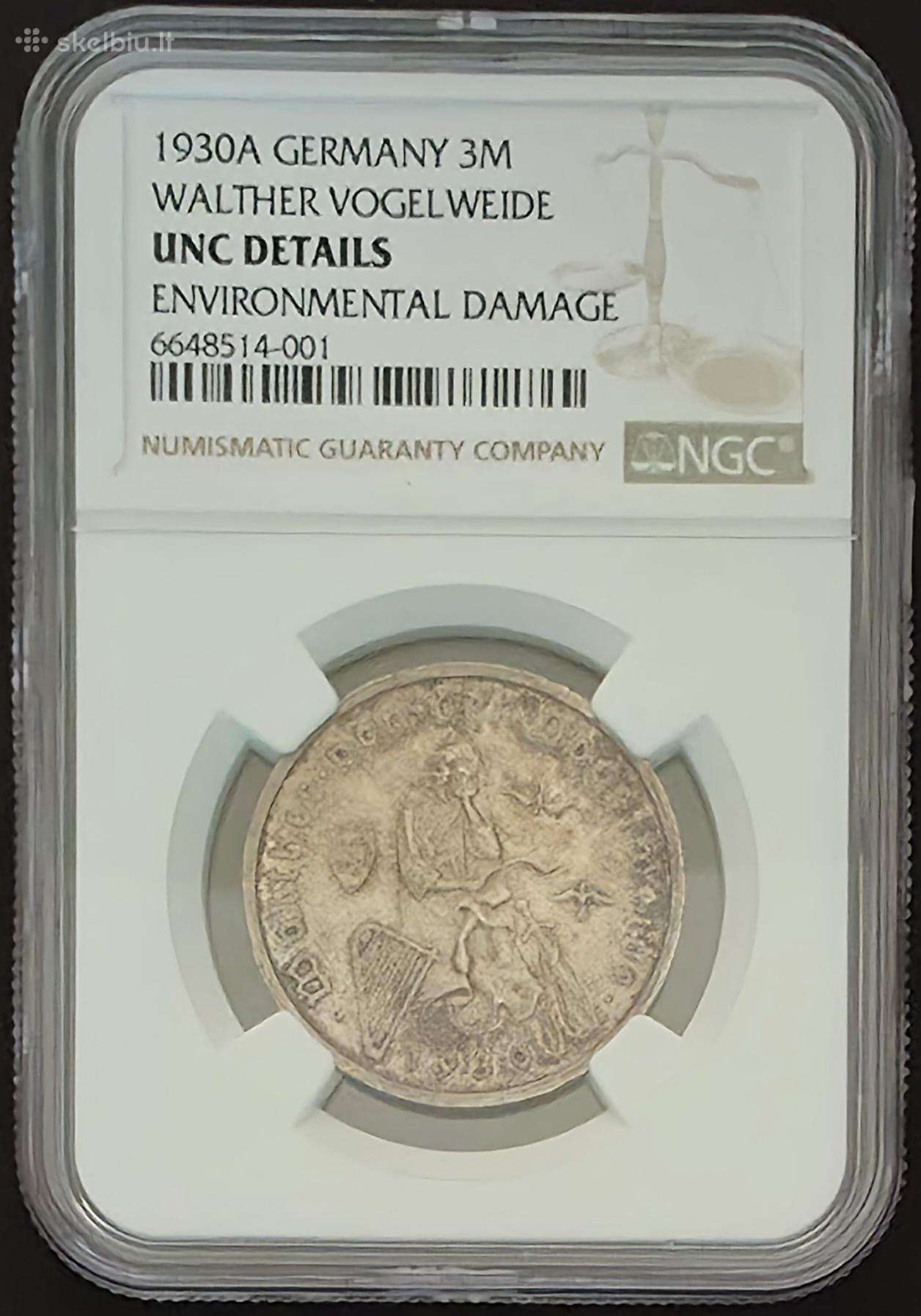 3 Markės 1930 A (Walther Vogelweide) Ngc