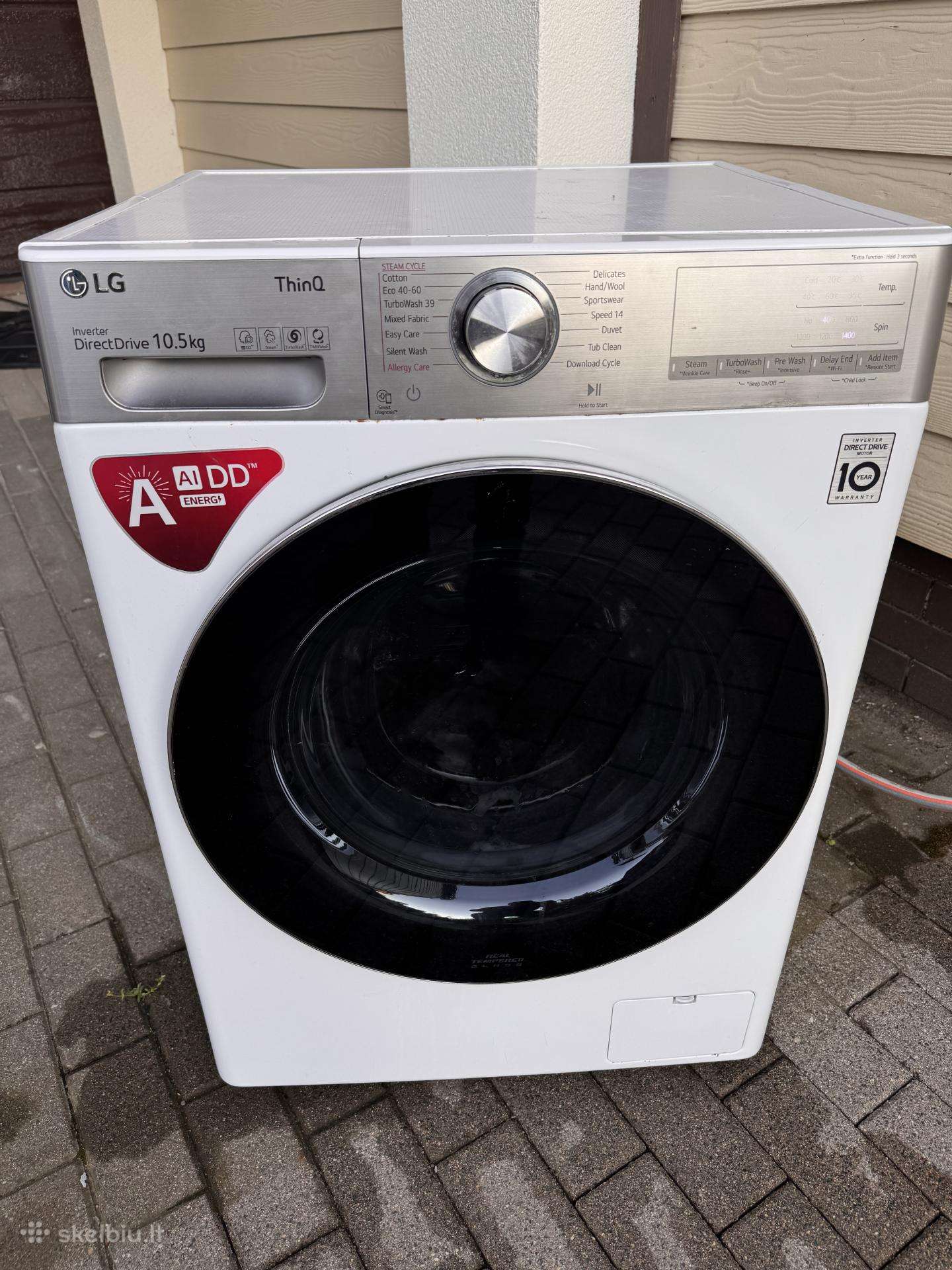 Skalbimo mašina LG F4wv910p2we