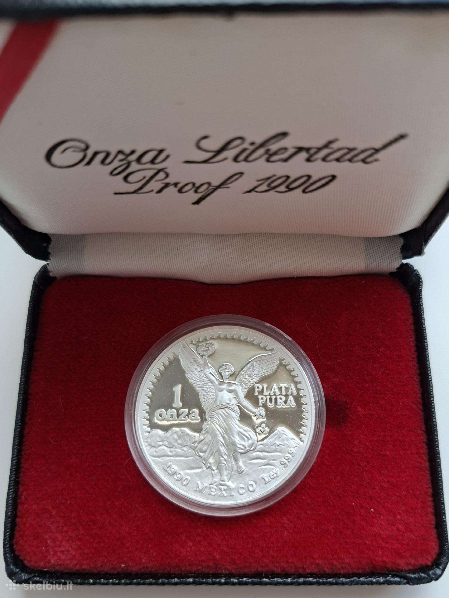 Meksikos Libertad, 1oz 999 sidabras.