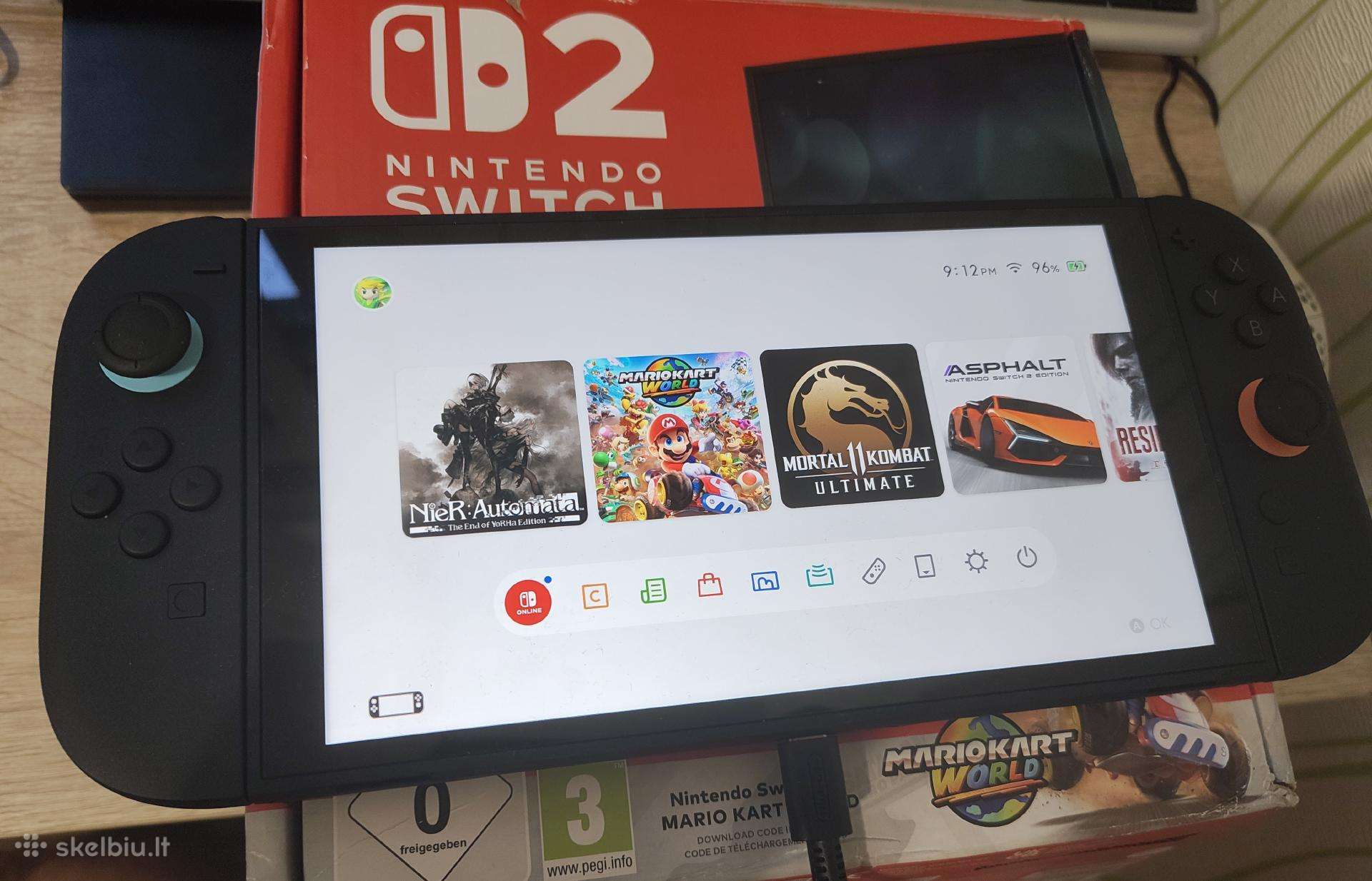 Nintendo switch 2, 256 GB