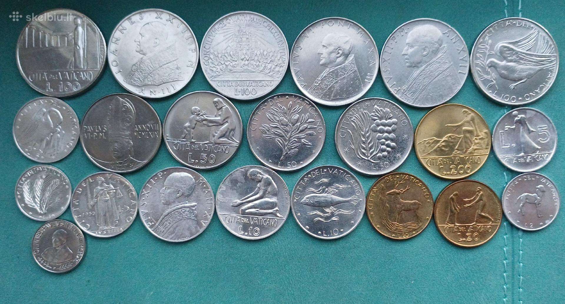 Vatikanas rinkinys 22 vnt