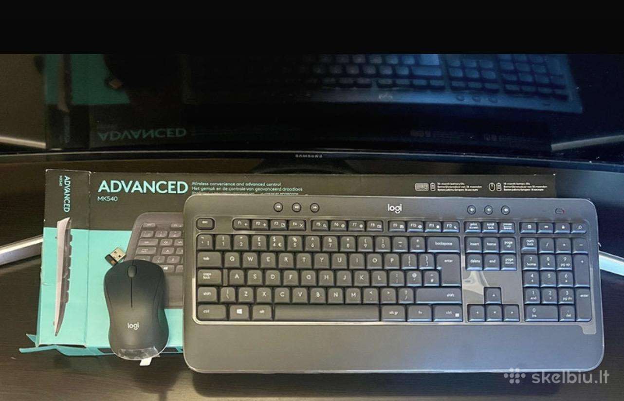 Logitech Advanced Mk540 Belaidė klaviatūra