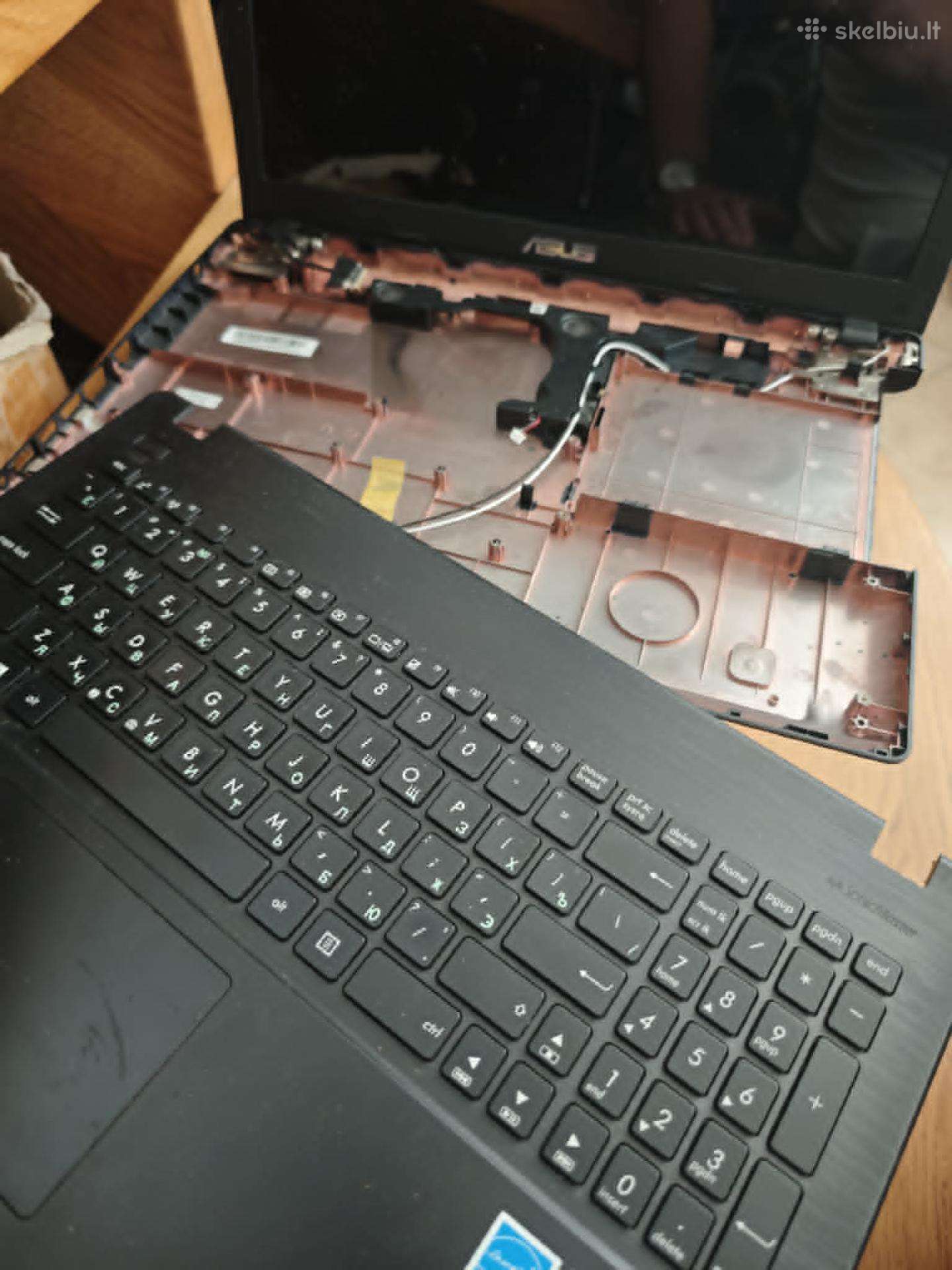 Asus x551m matrica su korpusu ir klaviatūra