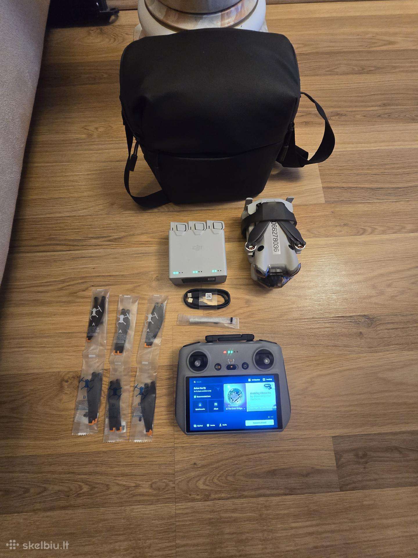 Dji mini 4 pro fly more combo dronas rc2
