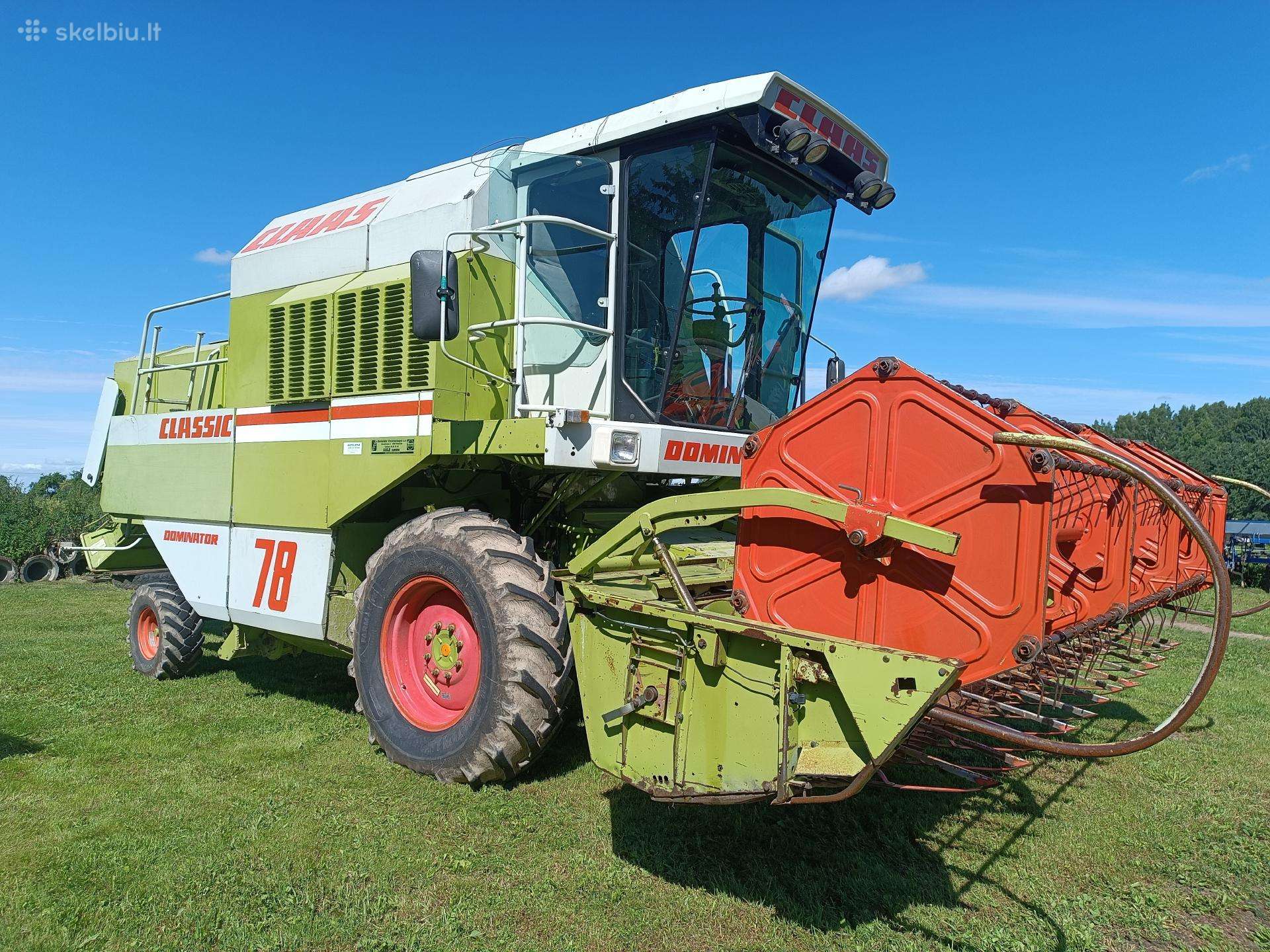 Kombainas Claas Dominator 78