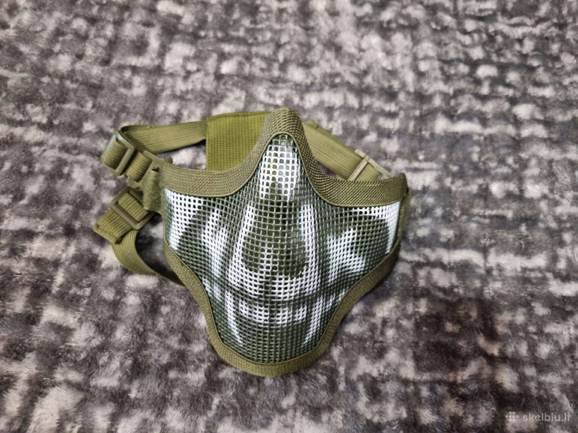 Airsoft apsauginė mesh kaukė
