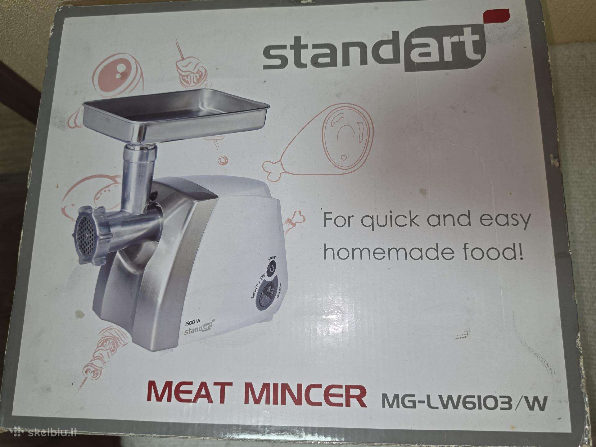 Parduodama elektrinė mėsmalė Standart 1500 W