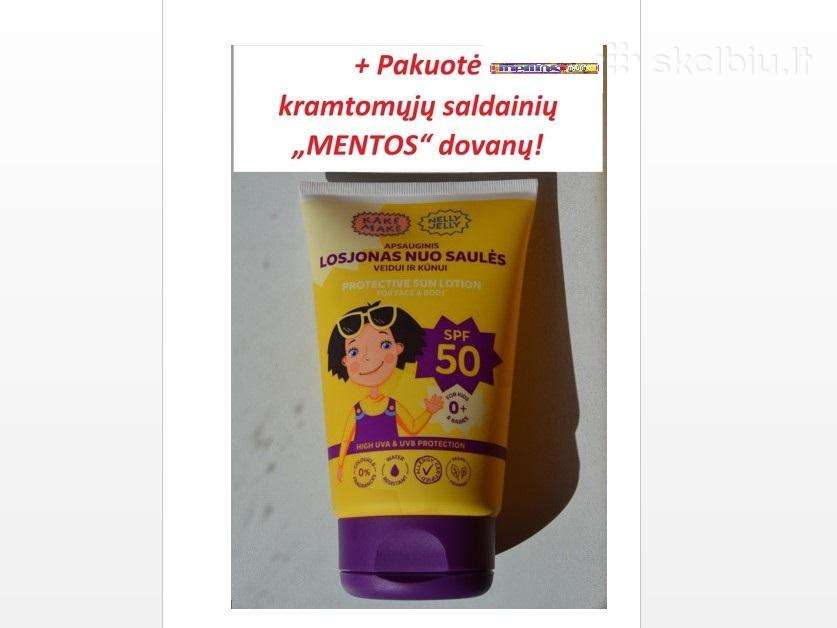 Kakė Makė losjonas nuo saulės Spf50 + dovana