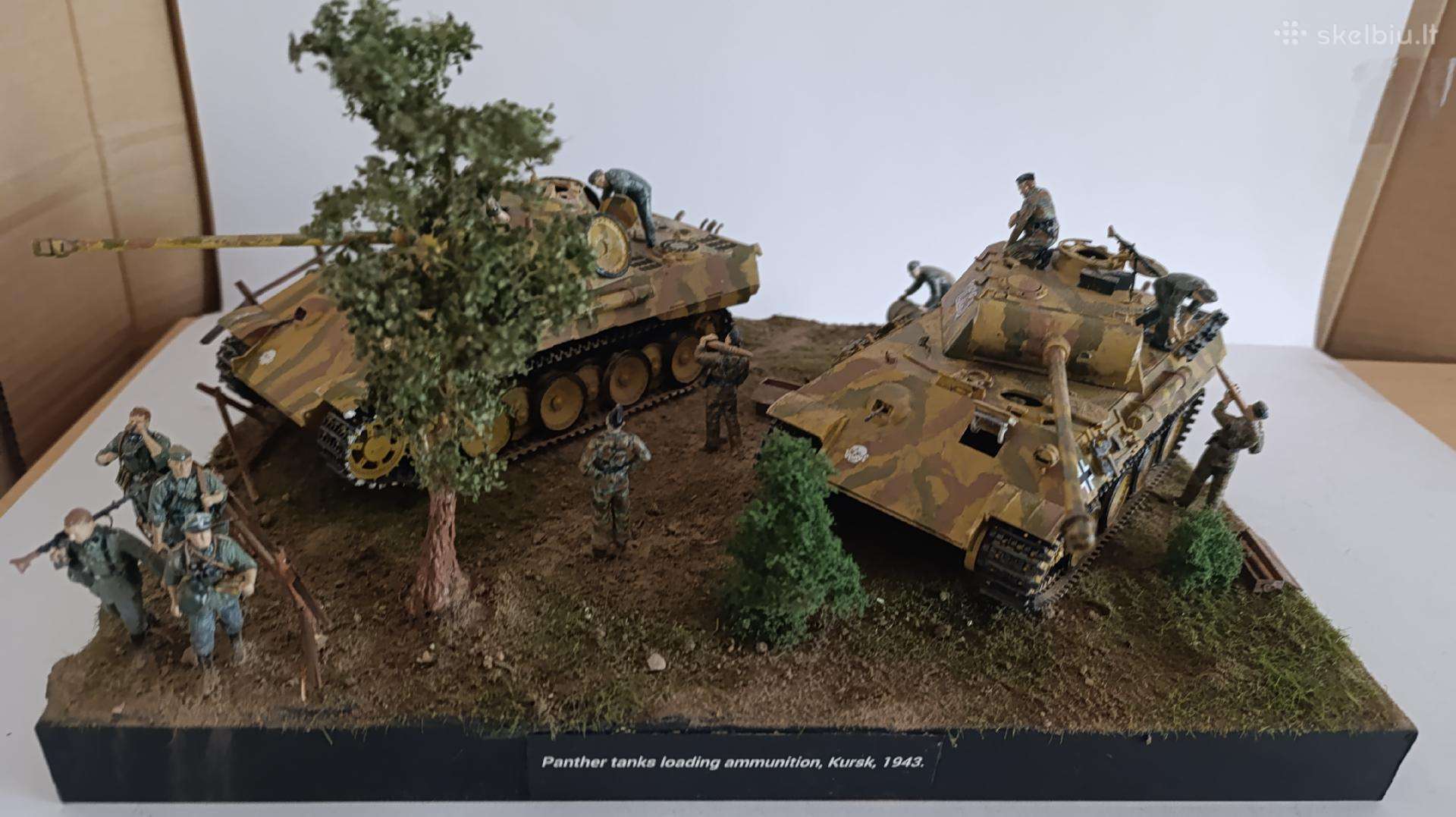Diorama su kareiviais 1:35.