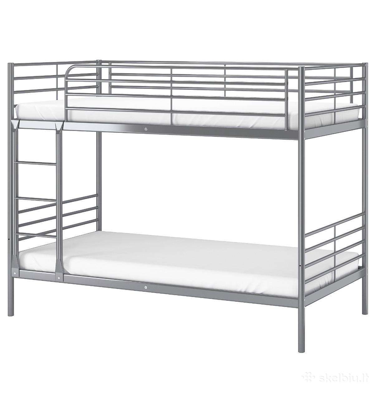 Ikea Svarta dviaukštė lova