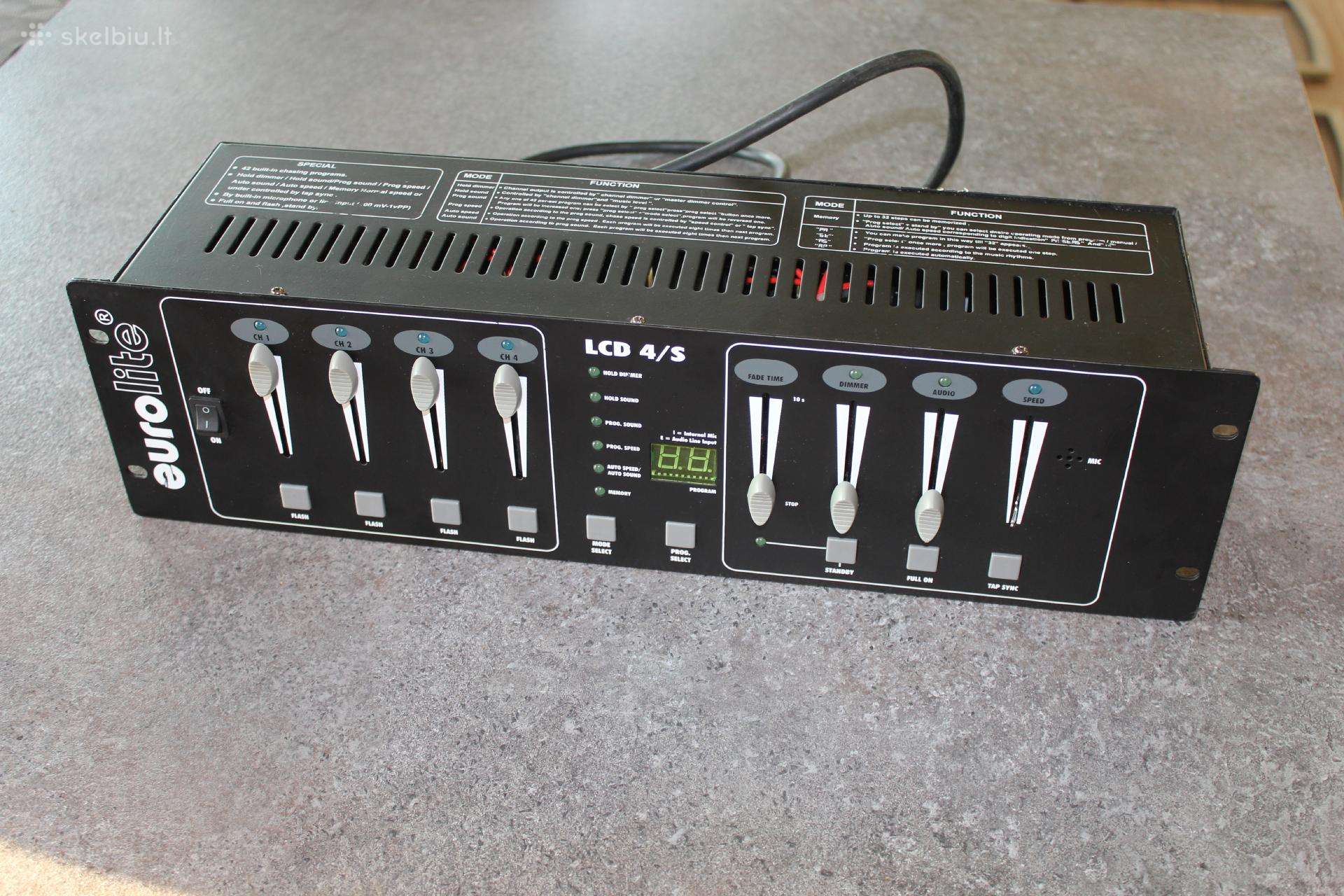 Eurolite LCD-4/s šviesų kontroleris