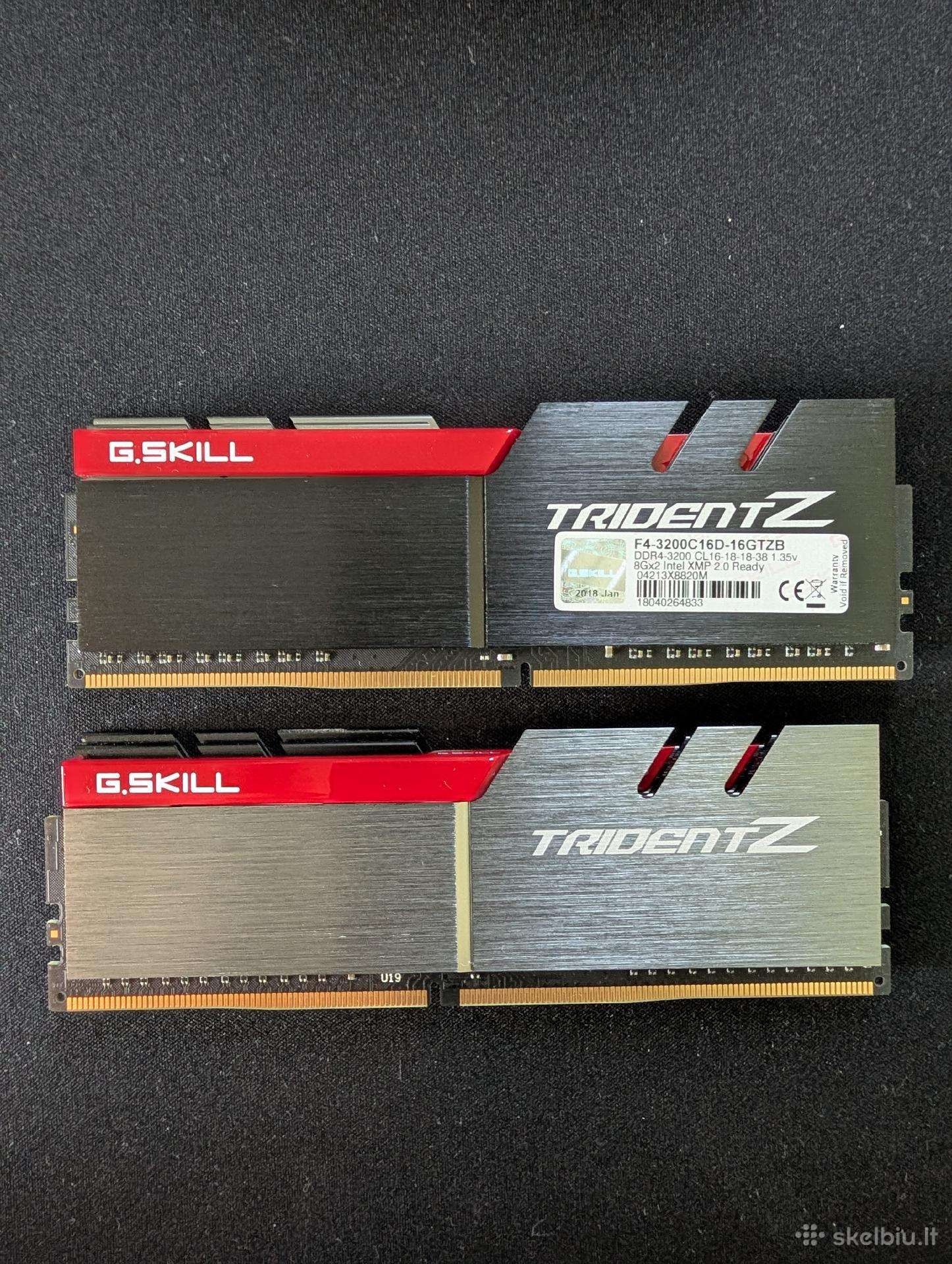 Gskill Tridentz 16gb 3200mhz Cl16