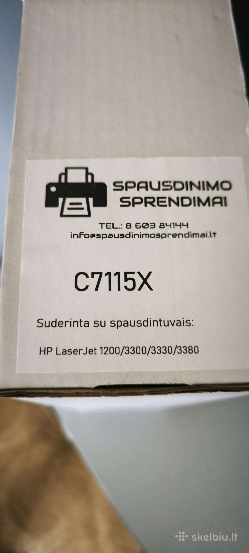Dažai lazeriniams Hp printeriui