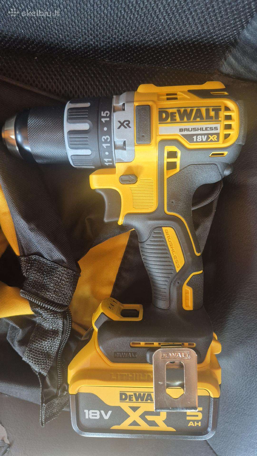 Naujas Dewalt Dcd791 suktuvas 18v 5ah baterija