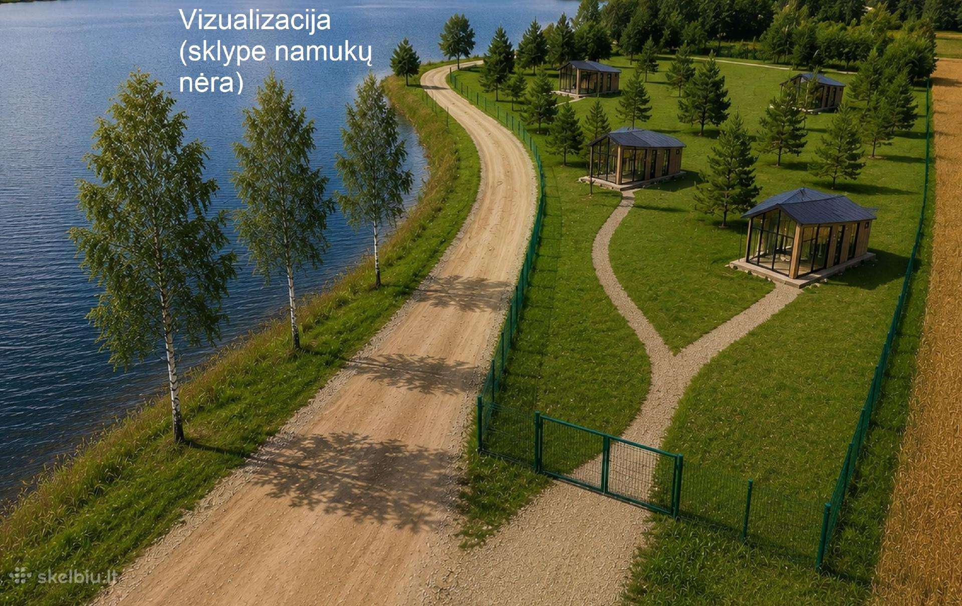 Parduodamas sklypas prie ežero (papildyta info)