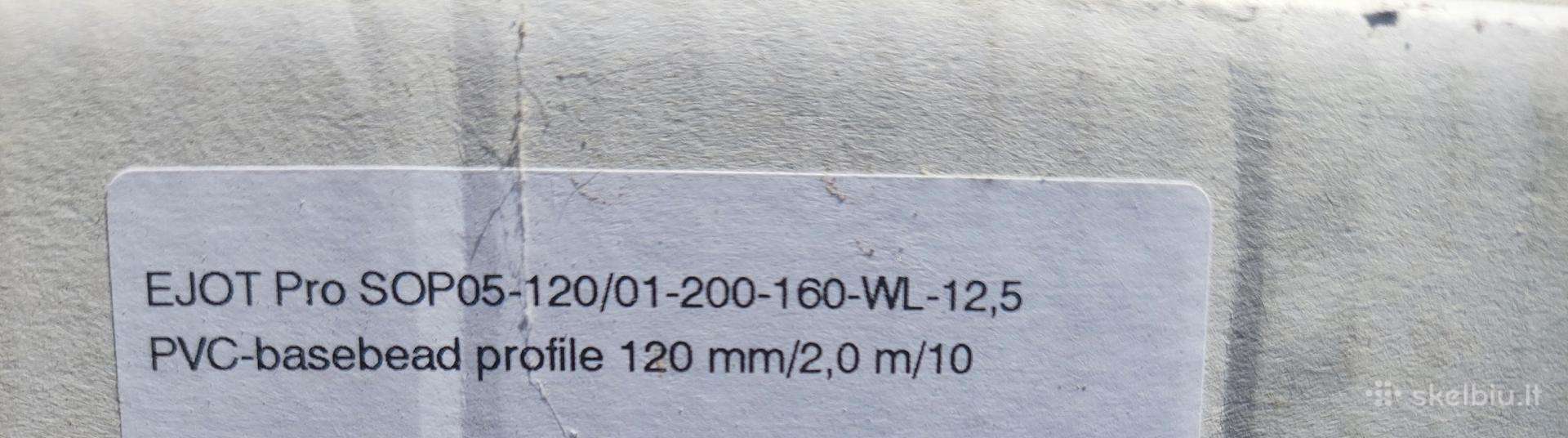 Pvc profilis Ejot Praktika, cokolinis, su tinkl.