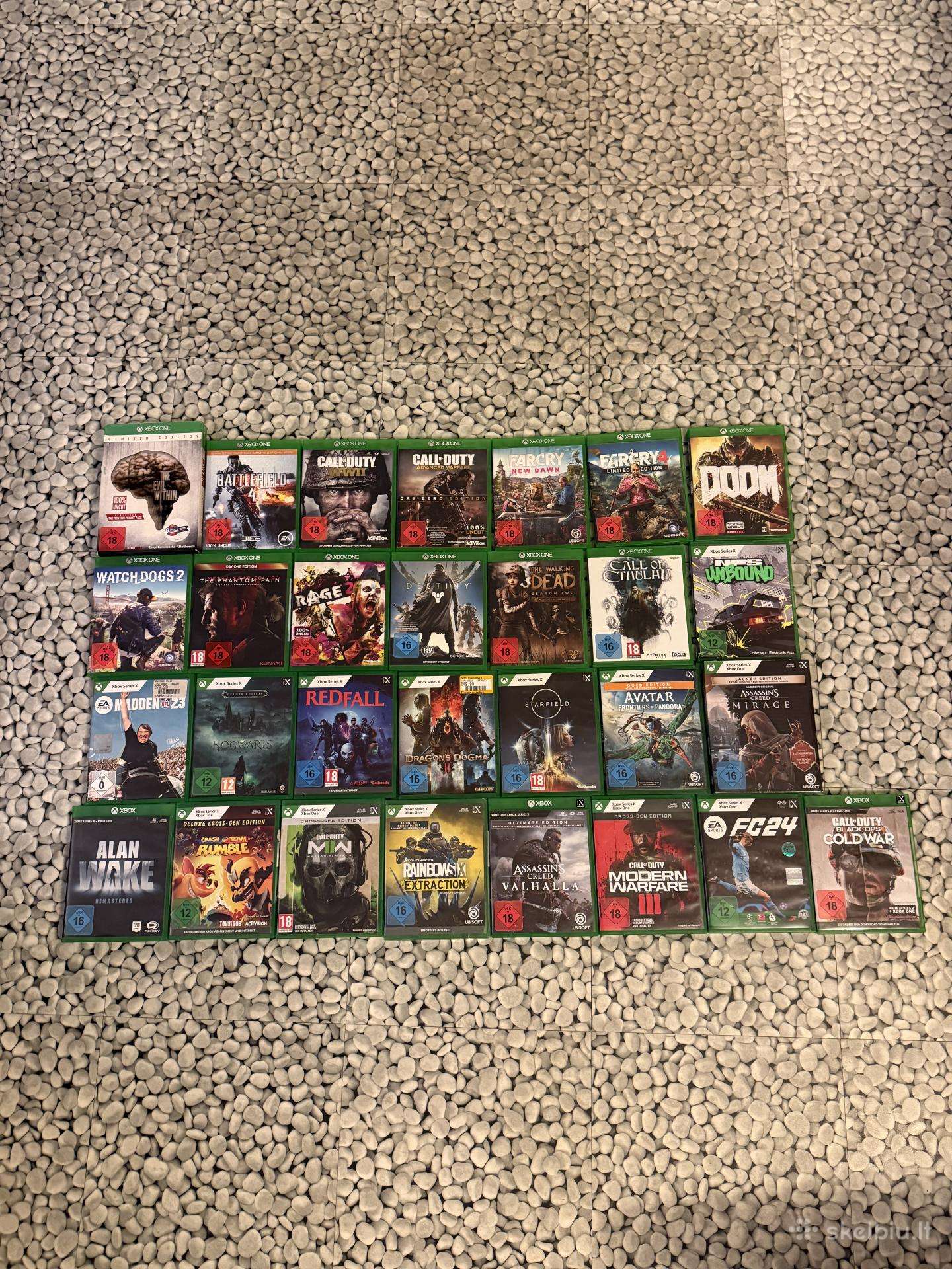 Xbox one/x zaidimai