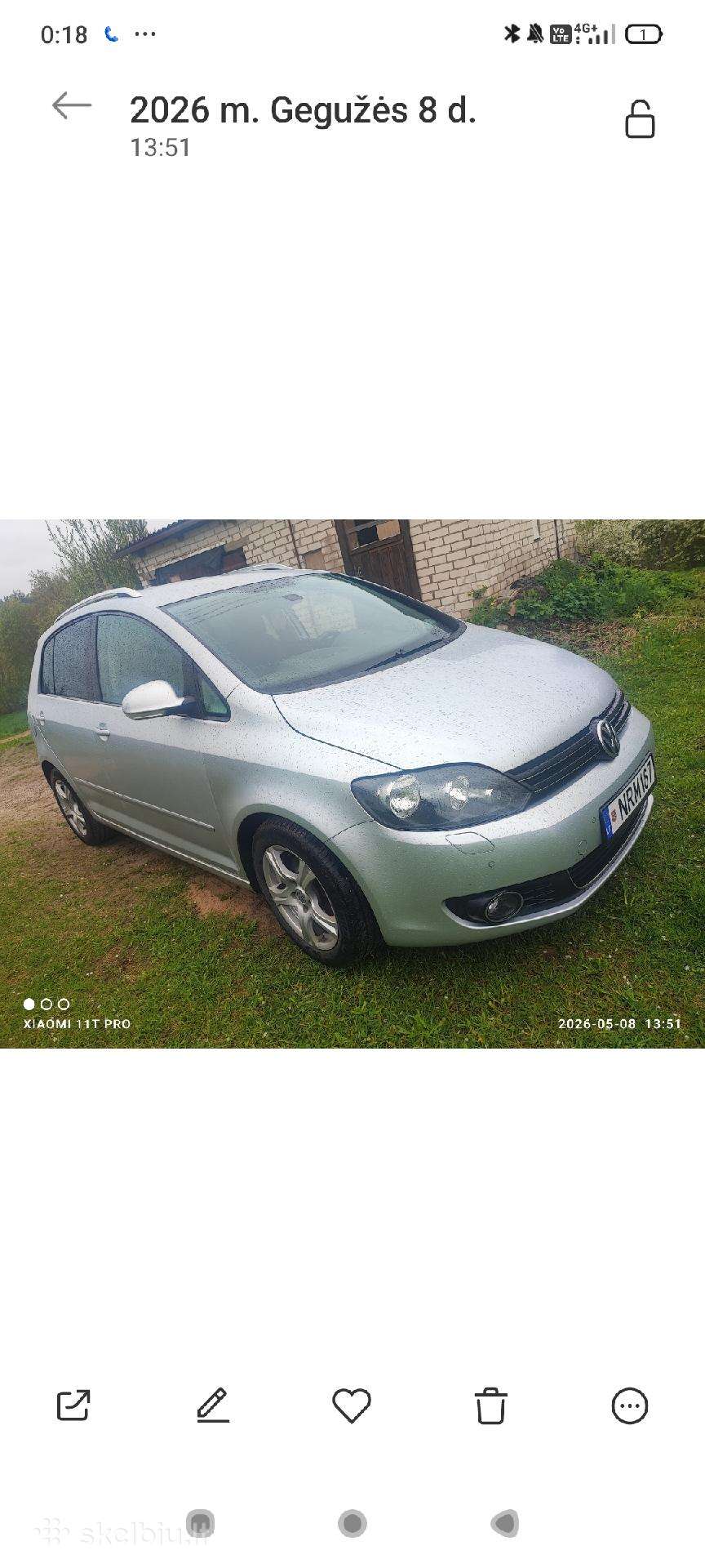 Golf plius 6. automatas.