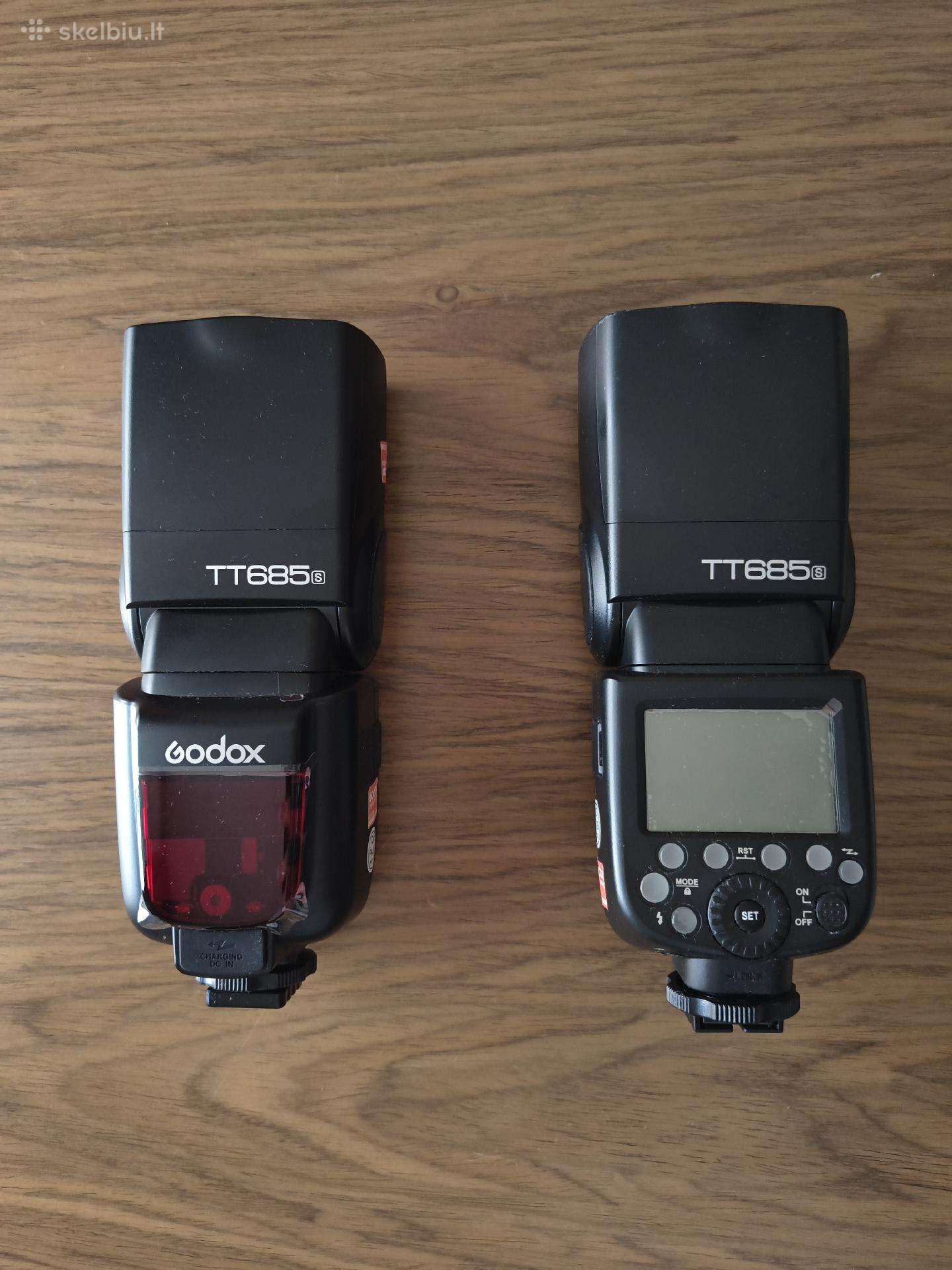 Godox Sony Tt685 blykstės. 2 vnt