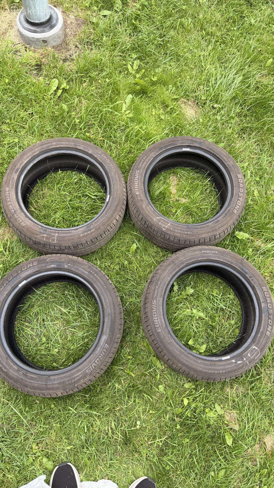 195/50 R15 vasarines padangos su ratlankiais