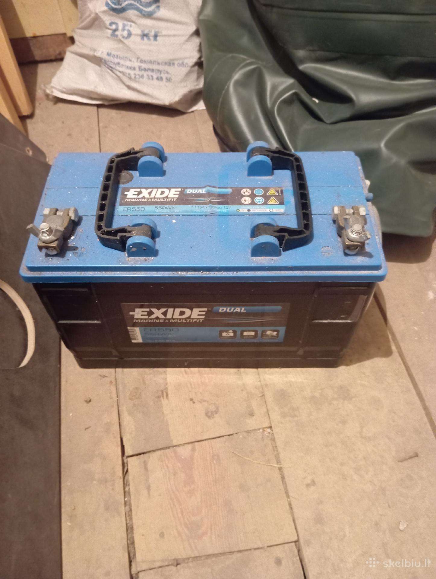 Akumuliatorius exide dual 550