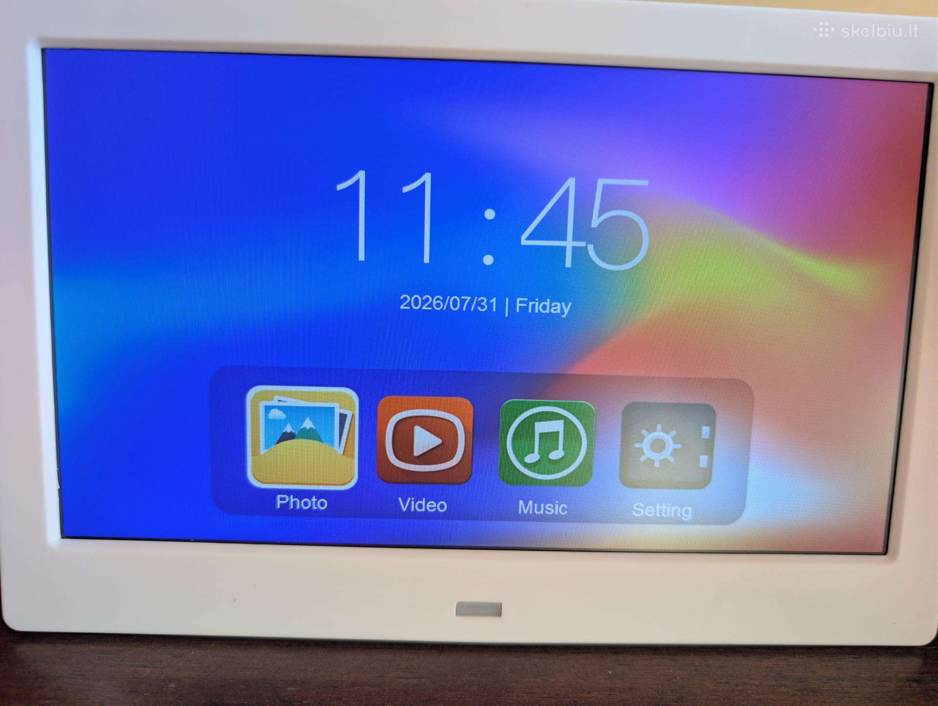 10" HD 1280*800 nuotraukų photo frame