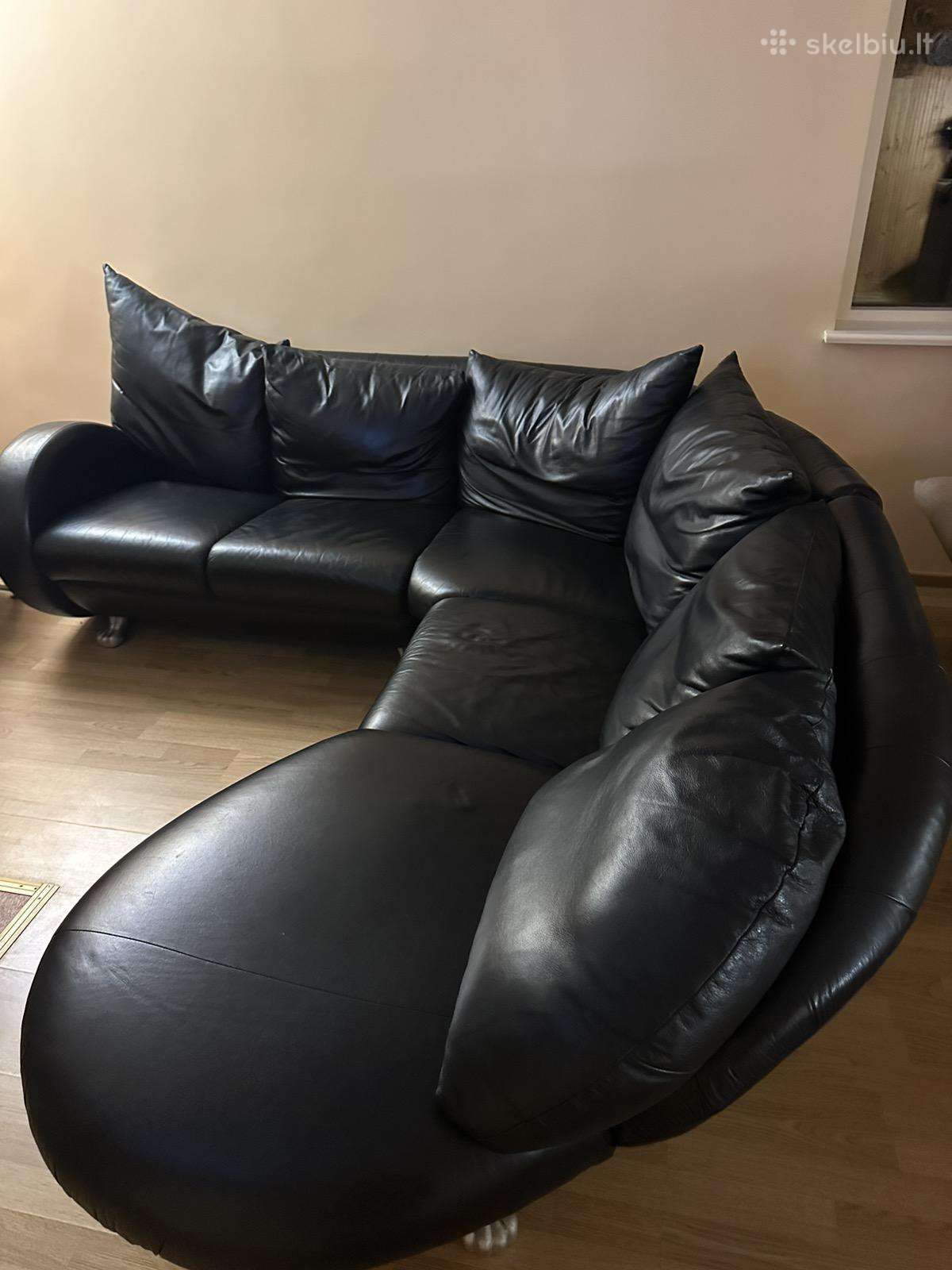 Naudota odinė sofa