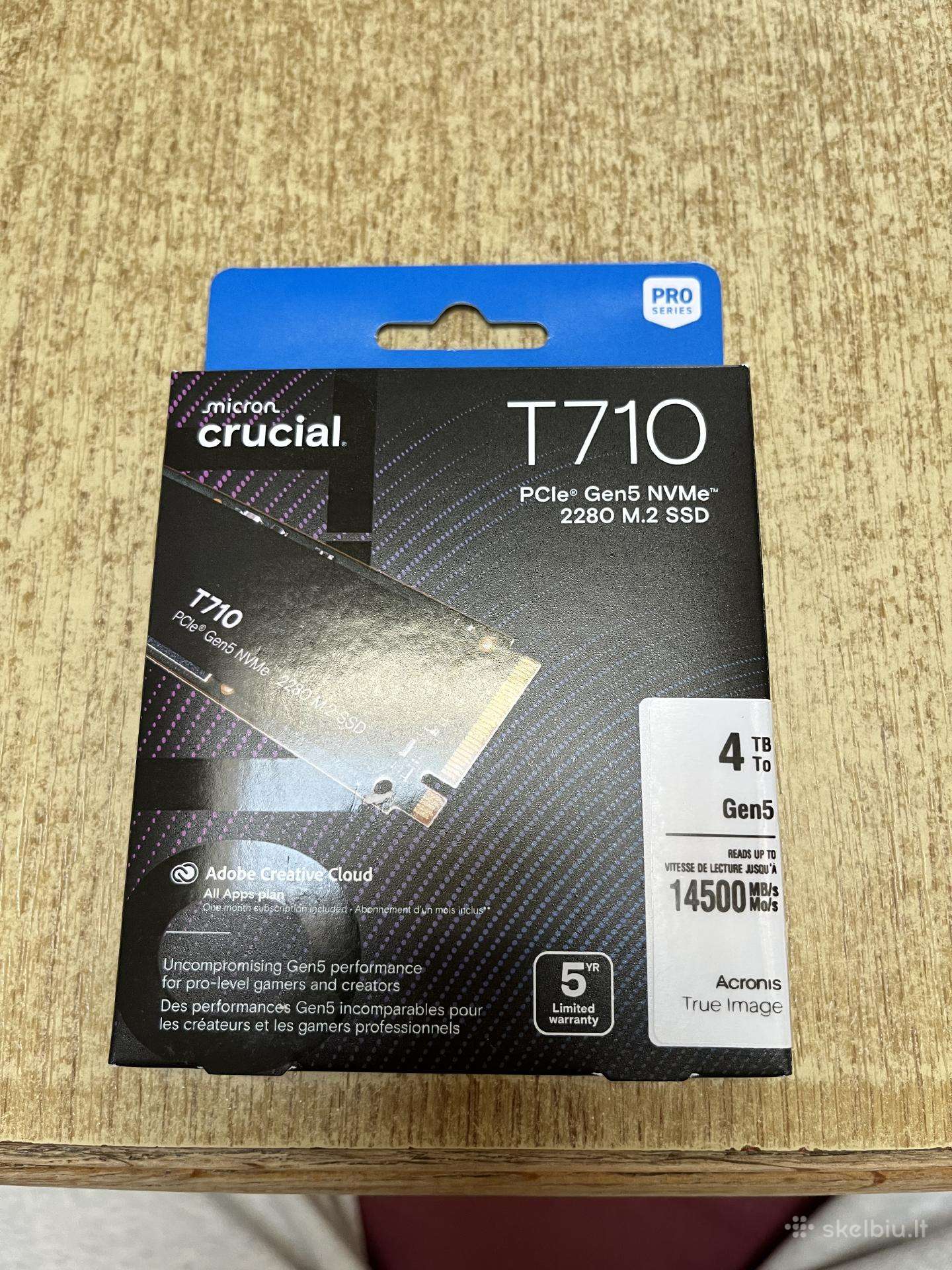 Crucial T710 4tb SSD gen5