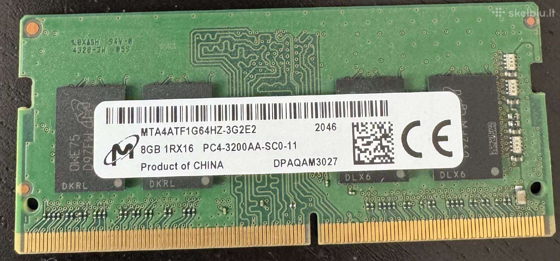 8gb Ddr4 3200mhz Sodimm RAM (Micron)
