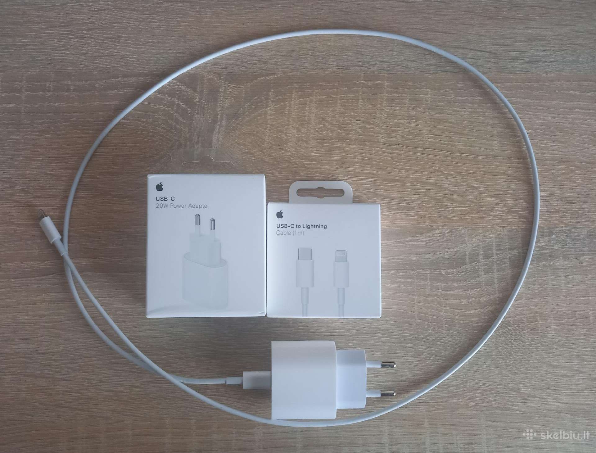 iPhone įkroviklis 20w Usb-c + kabelis 1m