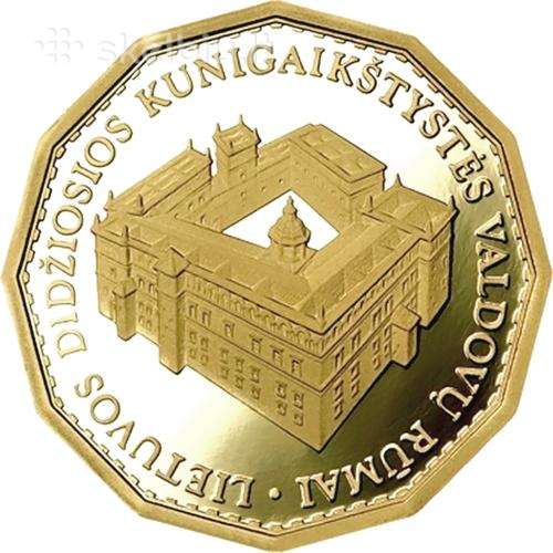 Perku 2005 Valdovų rūmai Lietuva 500 litų auksinę