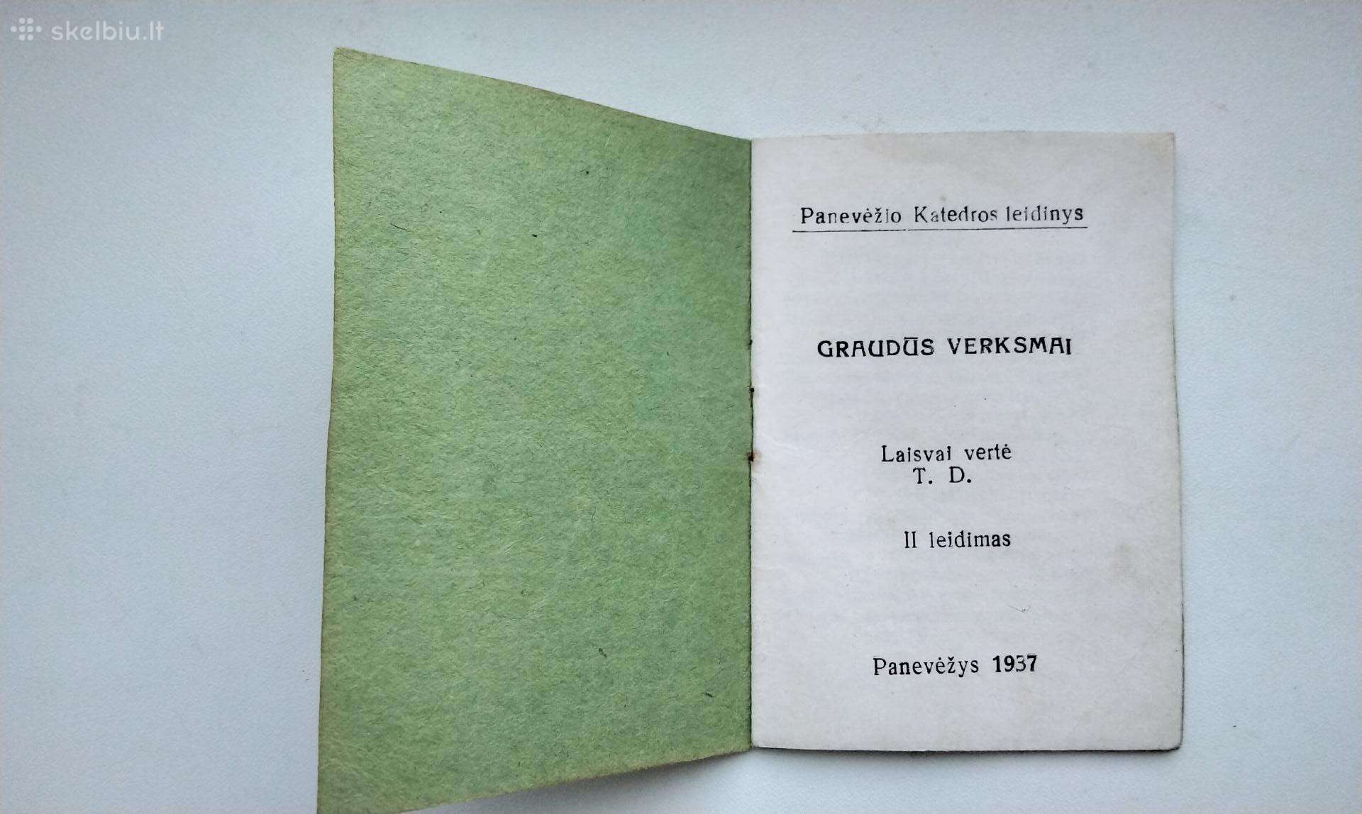 Graudūs verksmai. 1937 m. leid.