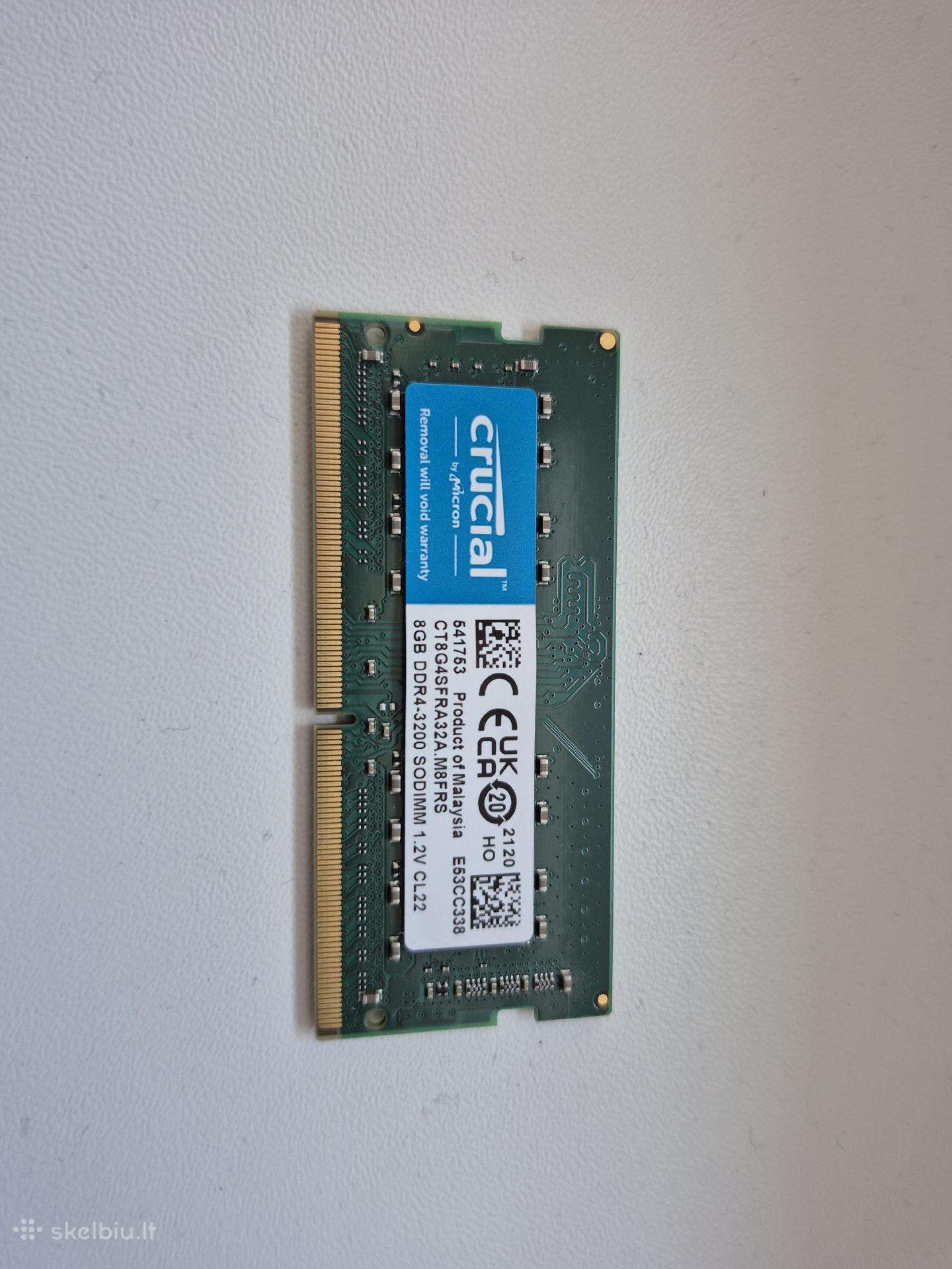 Crucial Ddr4 Sodimm 3200mhz 8gb