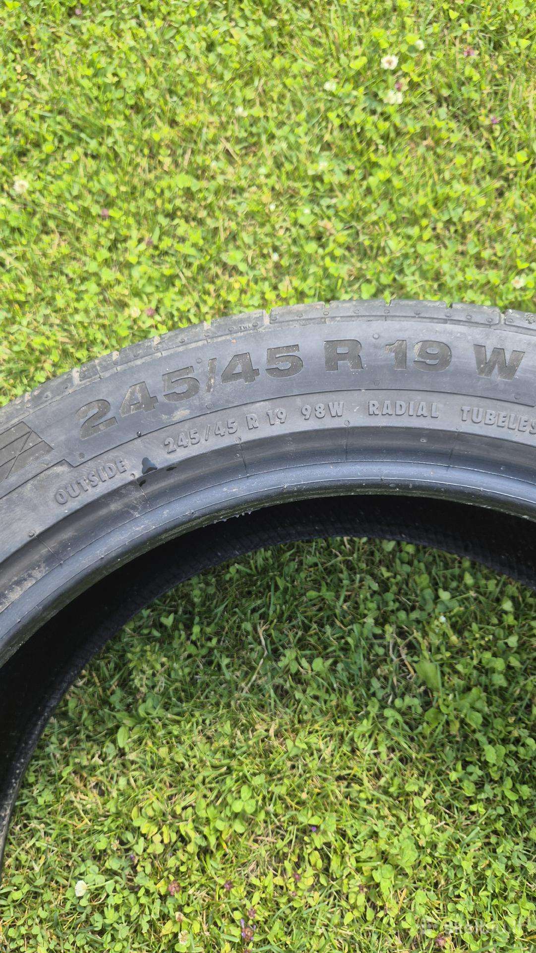 Continental, summer 245/45 R19
