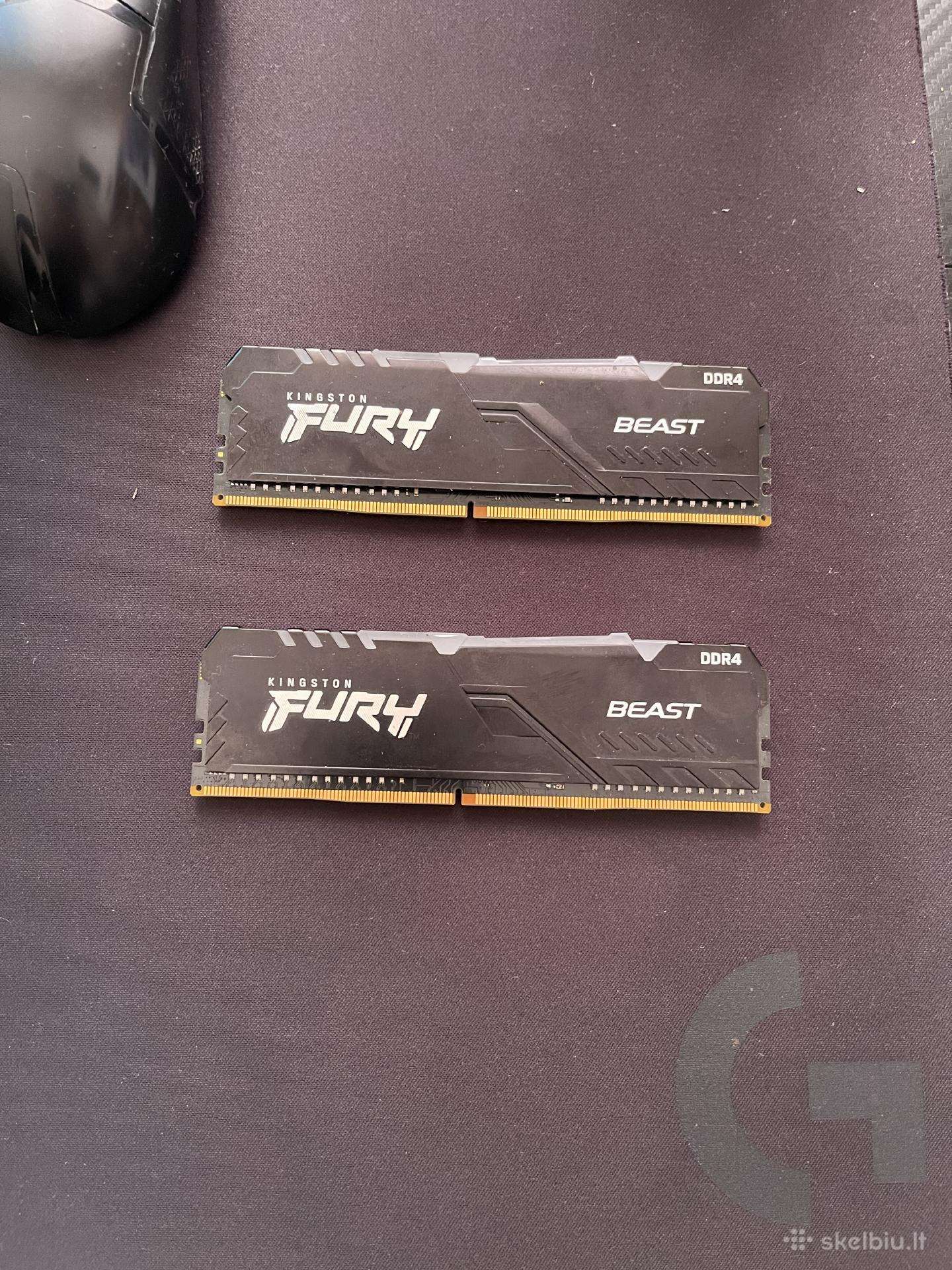2x16gb Kingston Fury Beast 32gb 3200 MHz Ddr4 RAM