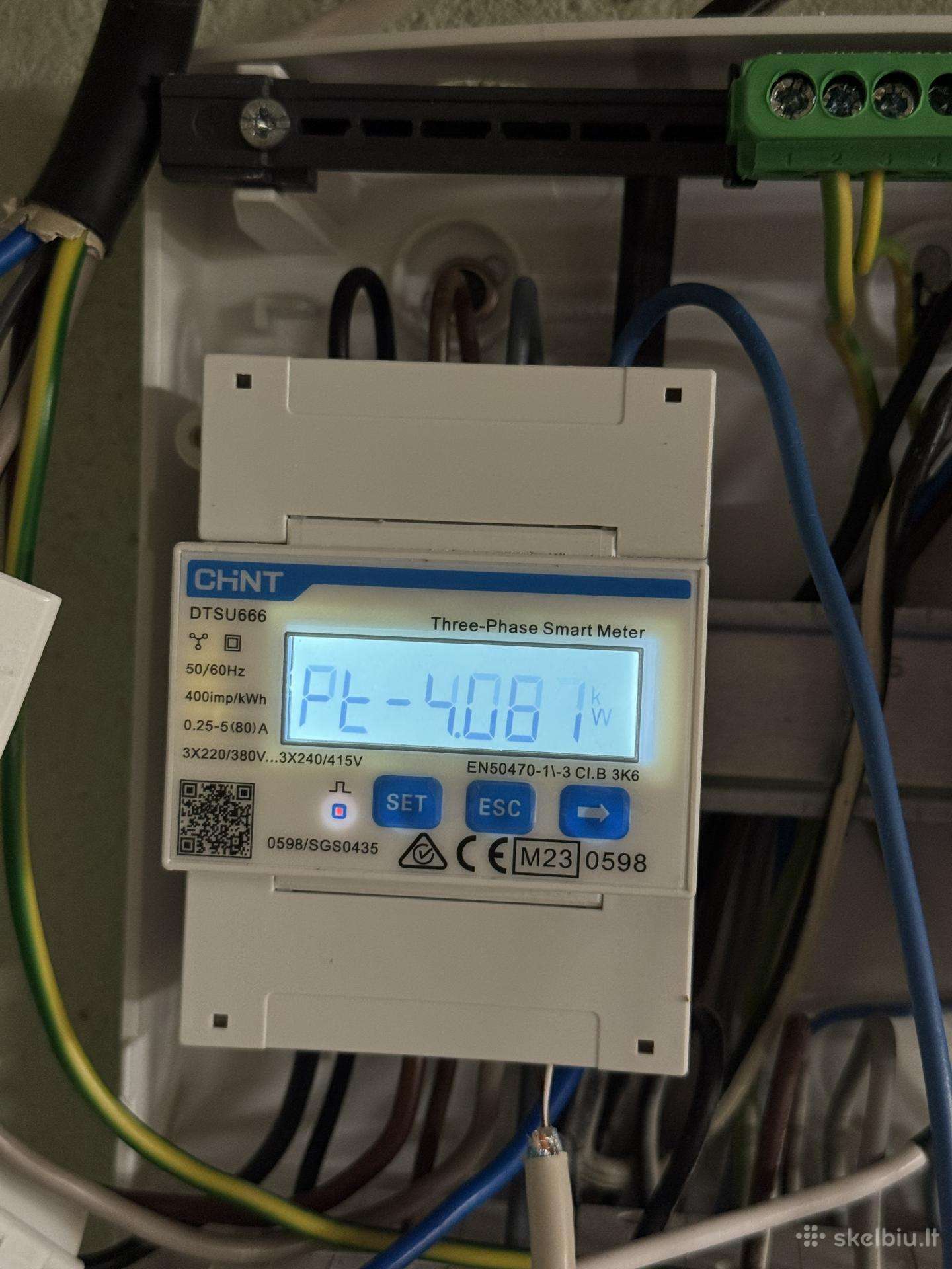 Išmanus elektros matuoklis Chint Dtsu666