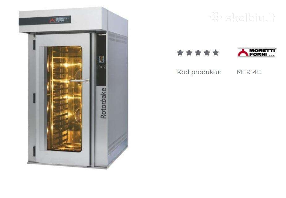 Elektrinė rotacinė krosnis Moretti Forni 25.5 kw