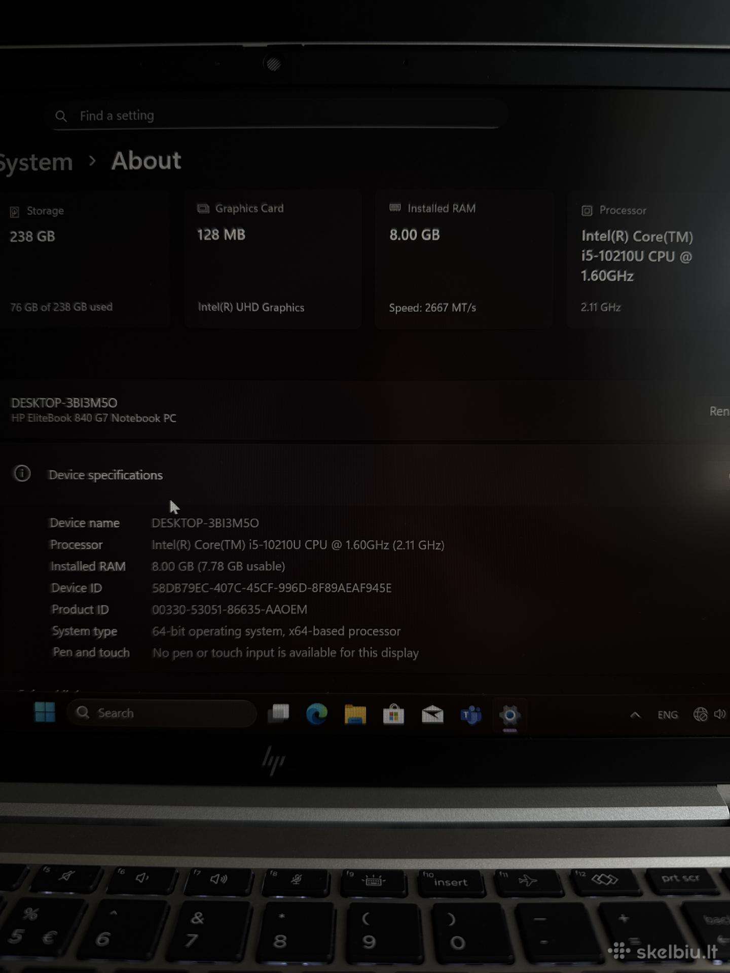 Hp Elitebook 840 G7